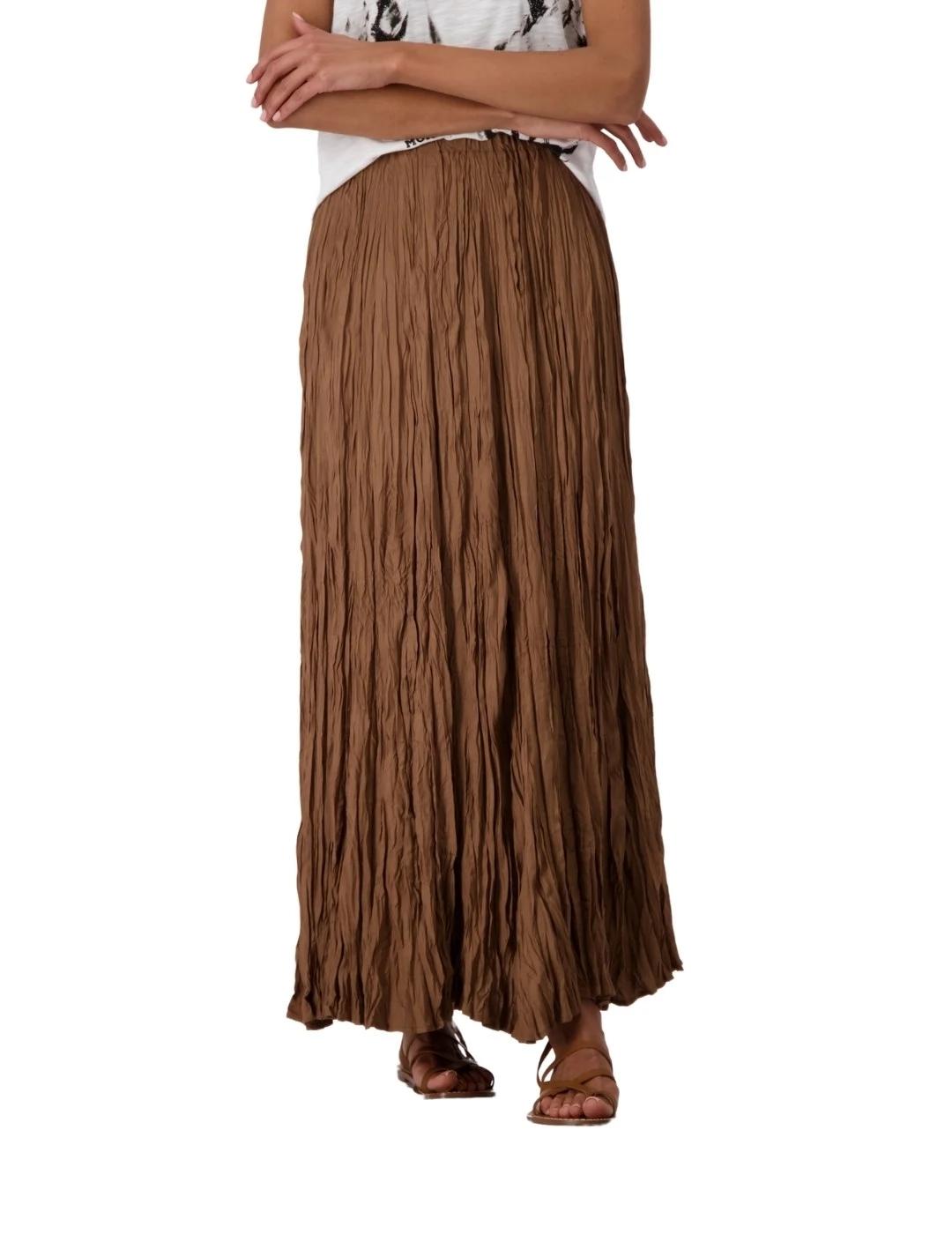 Monari Falda larga fluida Marrón