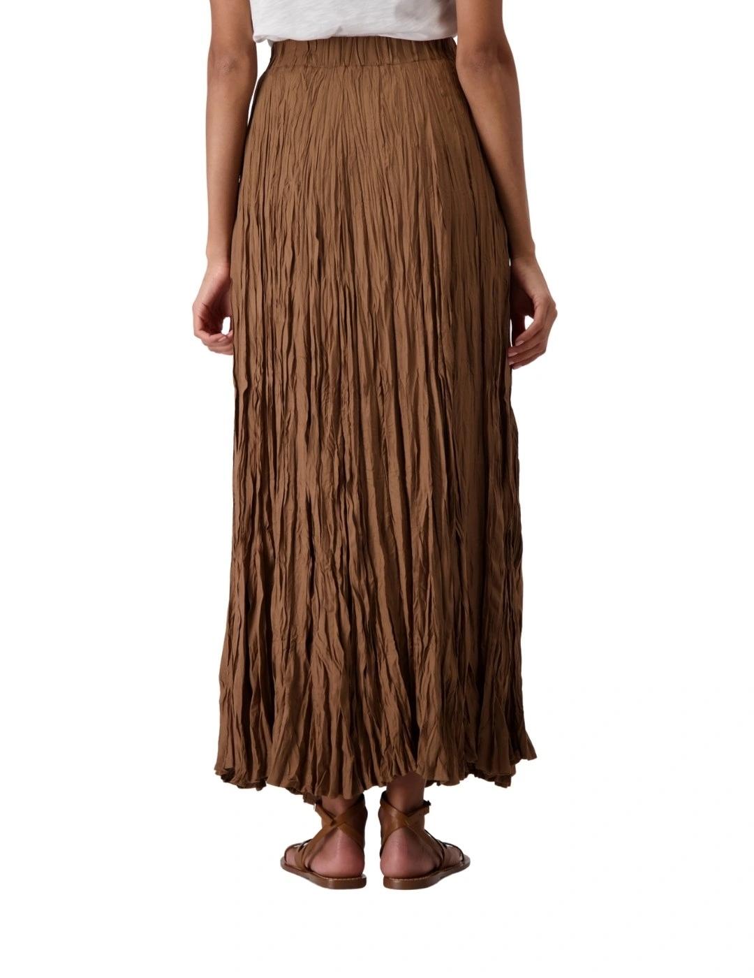Monari Falda larga fluida Marrón