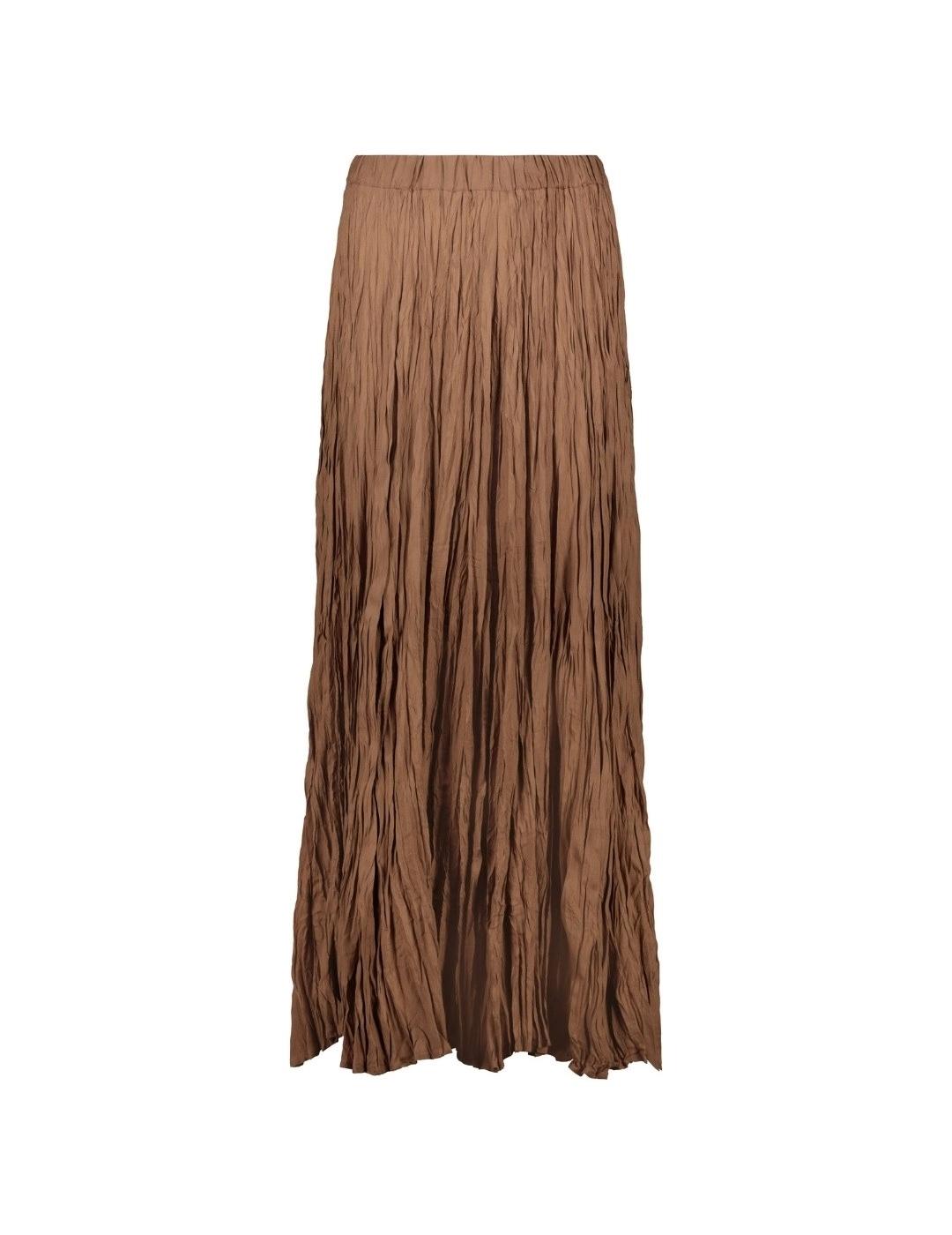 Monari Falda larga fluida Marrón