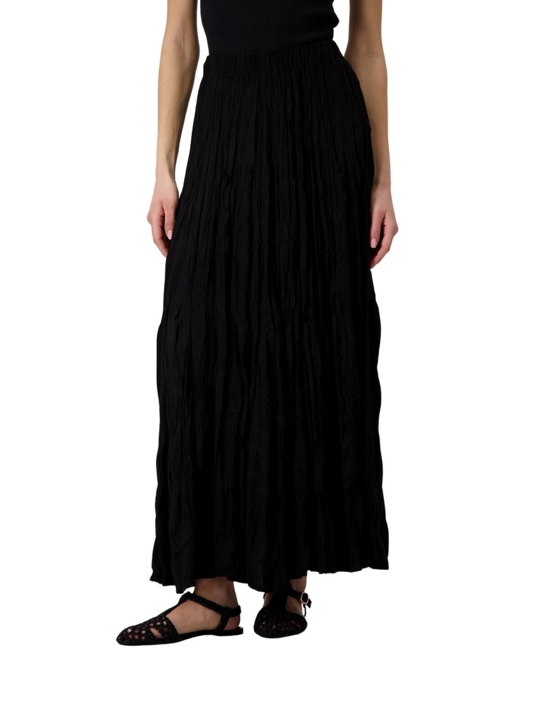 Monari Falda larga fluida Negra