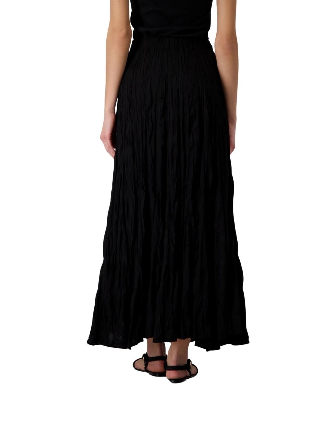 Monari Falda larga fluida Negra
