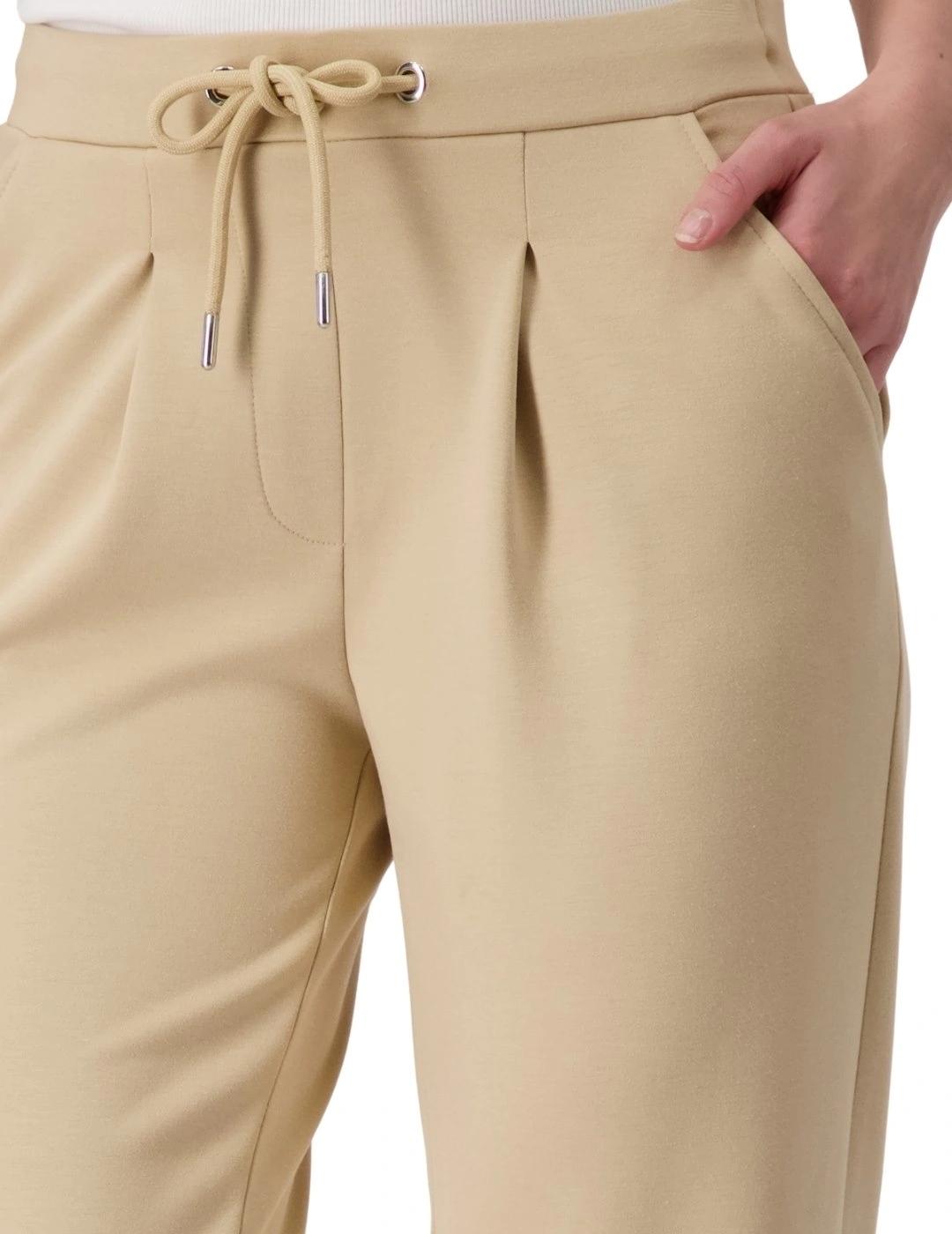 Monari Pantalones elásticos Camel