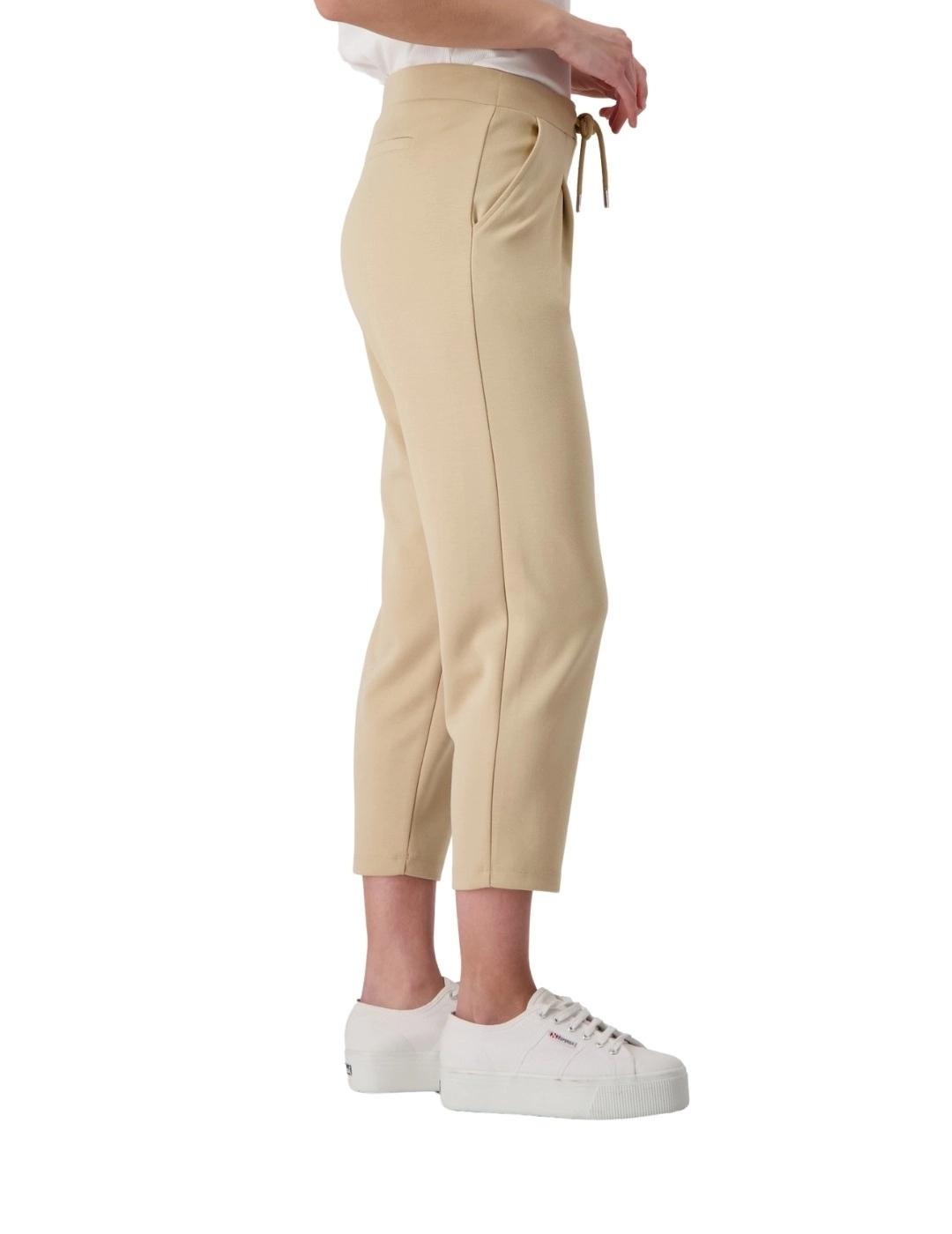 Monari Pantalones elásticos Camel