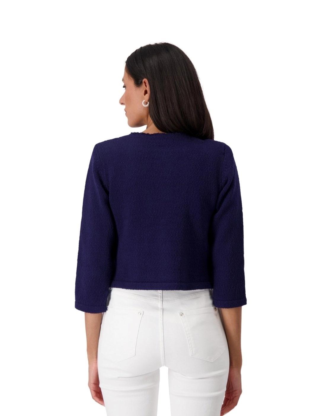 Monari Cazadora corta azul marino