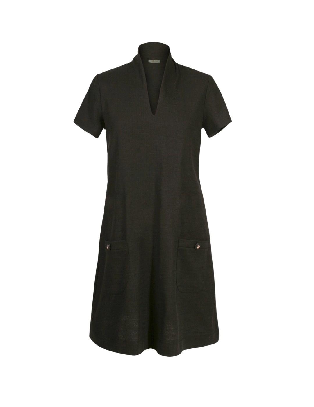 PAROLE Vestido mini Chanel Negro