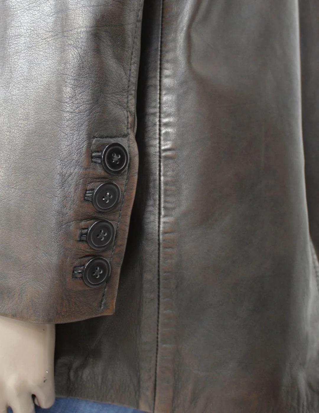 SIOSI Americana de piel marrón Miu Vella