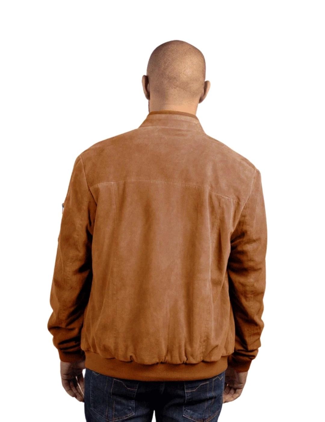 TORRAS Cazadora Ante Marrón hombre