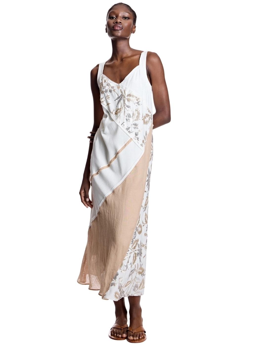 Alba Conde Vestido largo con lentejuelas