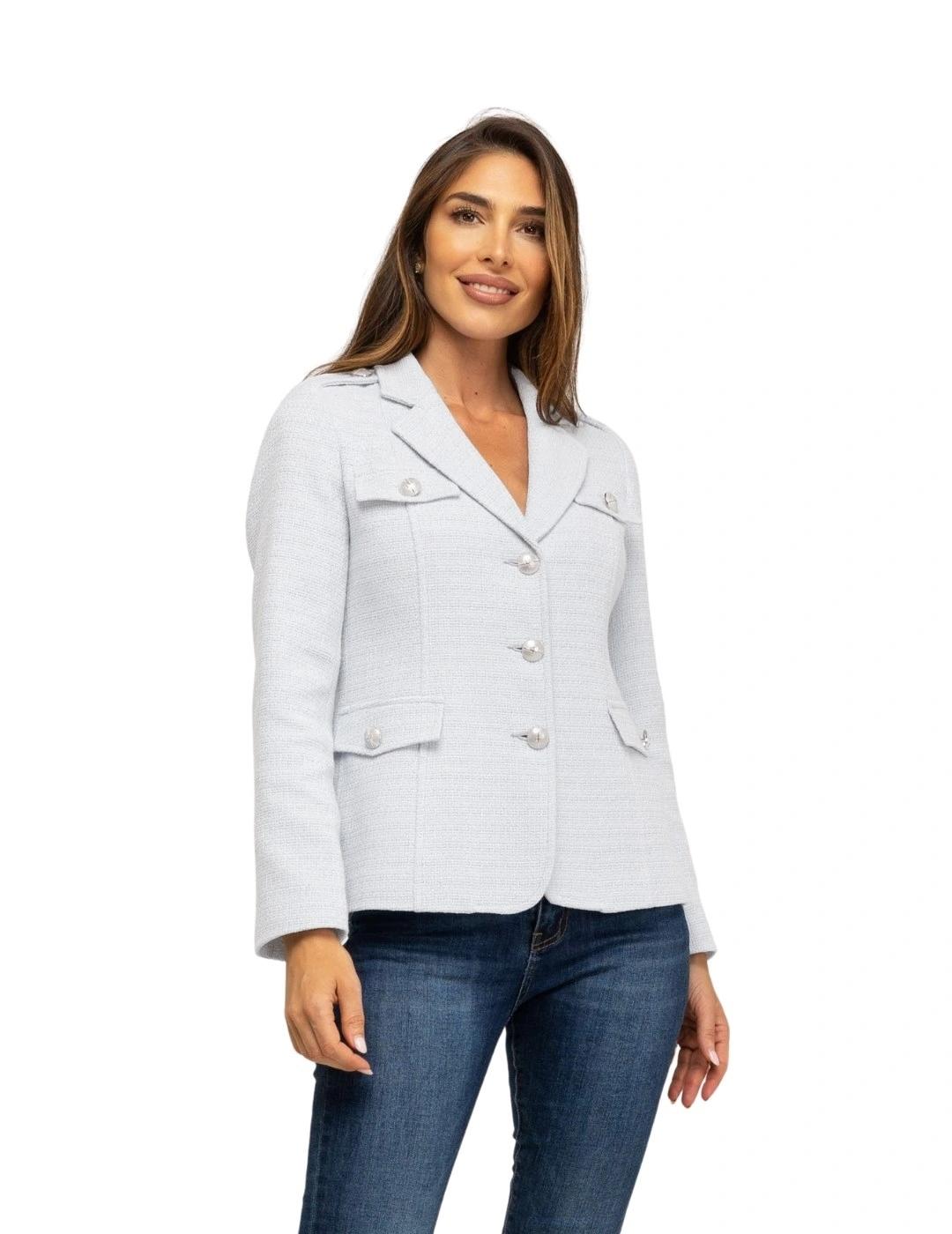 Fashion Chaqueta Bazoca Blanca