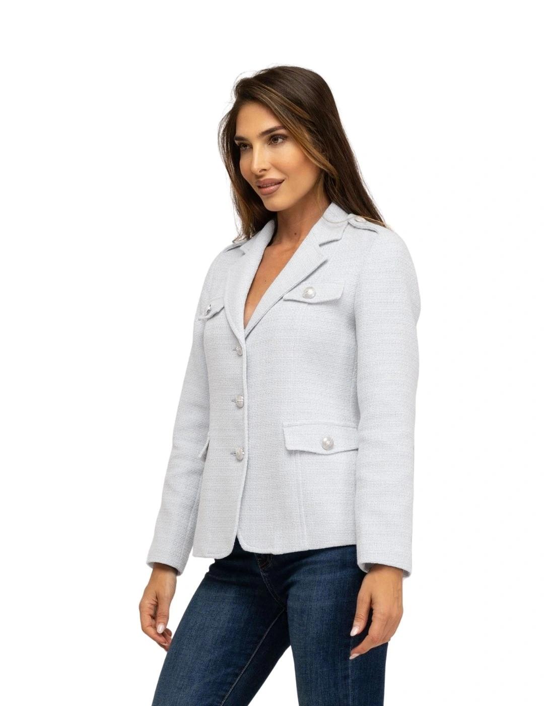 Fashion Chaqueta Bazoca Blanca