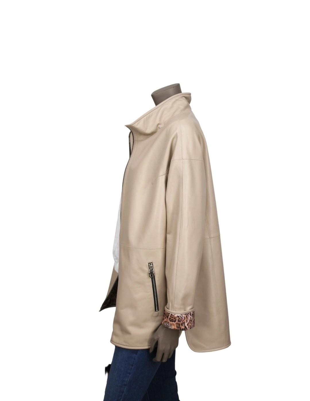 LUIS CAMPOY Chaqueta Beige Napa