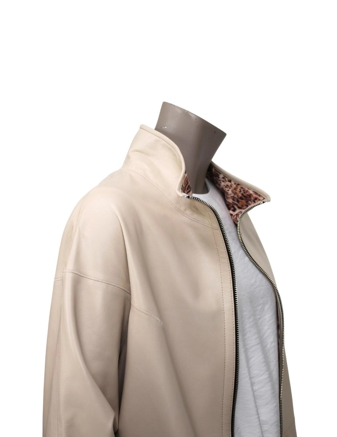 LUIS CAMPOY Chaqueta Beige Napa