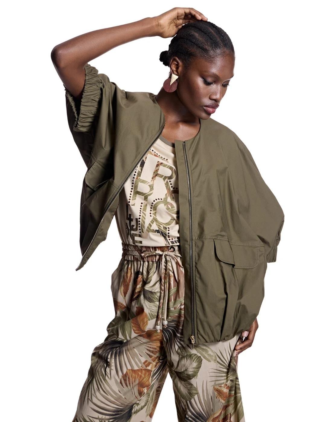 Alba Conde Pantalón culotte estampado tropical