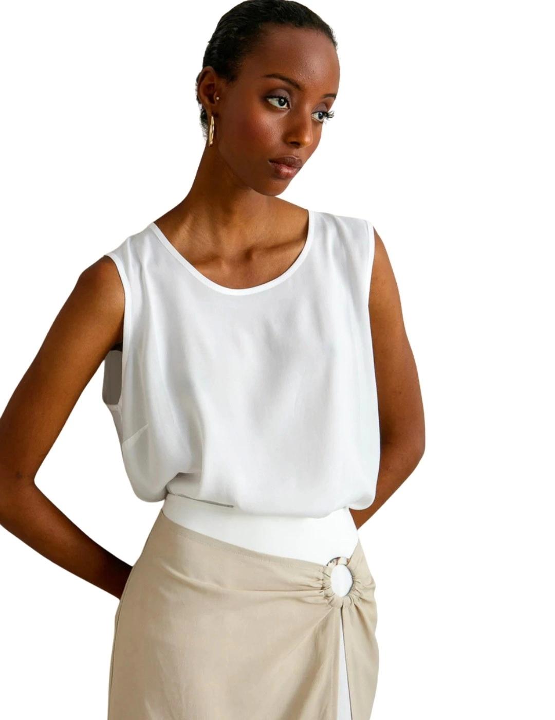 Maria Bellentani Falda Beige midi