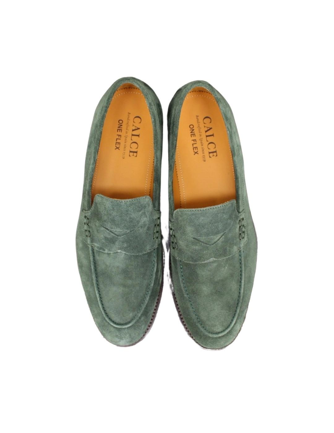 Calce Mocasín Verde para hombre