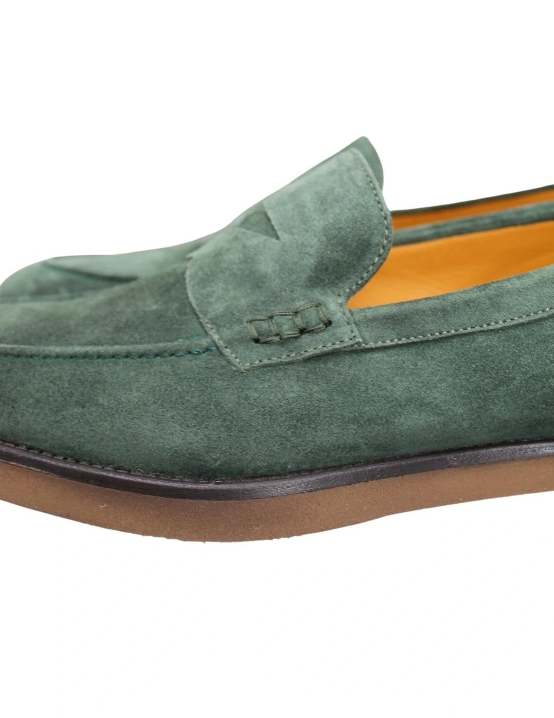 Calce Mocasín Verde para hombre