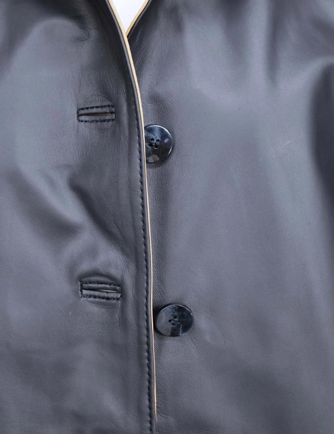 LUIS CAMPOY Chaqueta Napa Azul marino