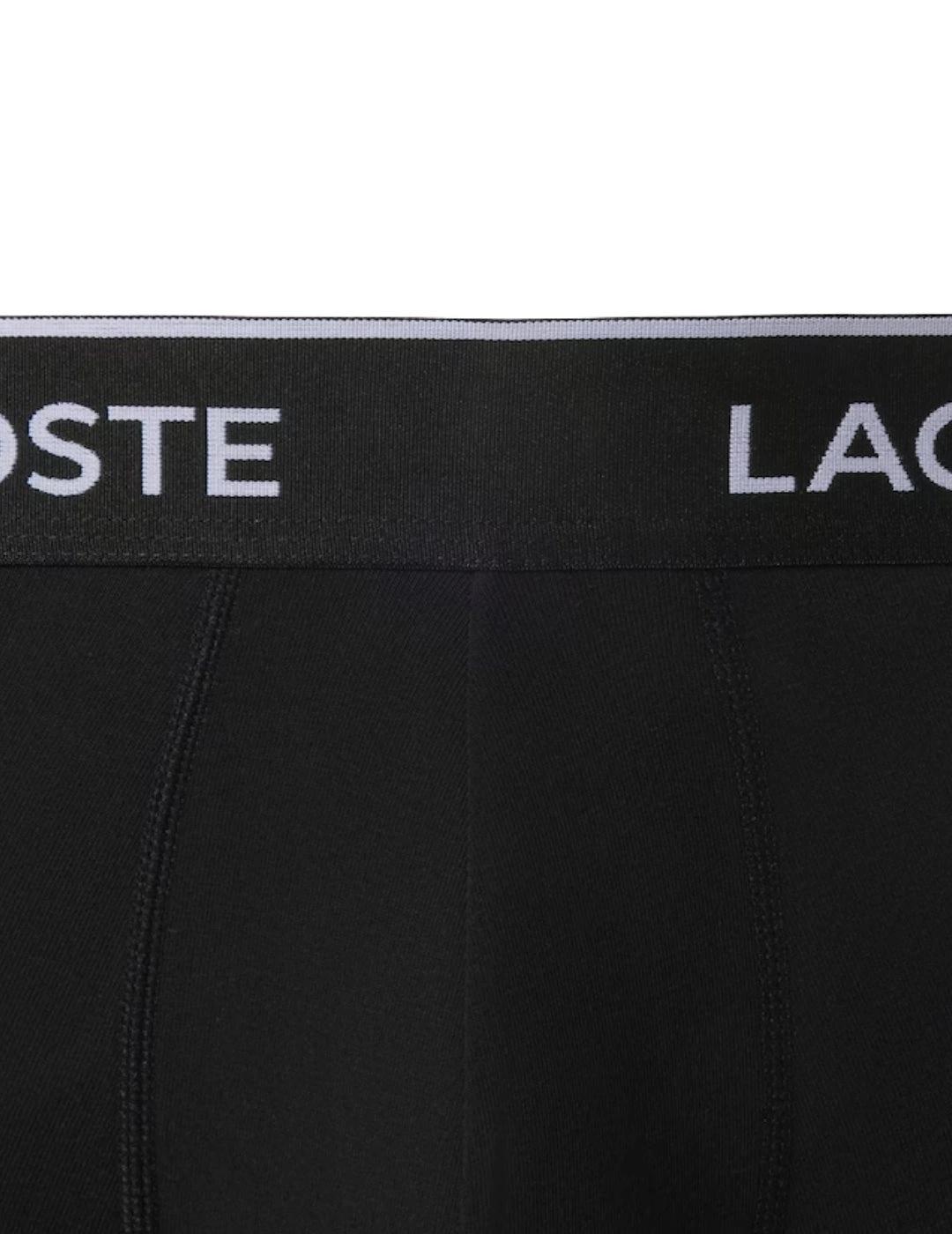 Lacoste pack de 3 calzoncillos de algodón elástico