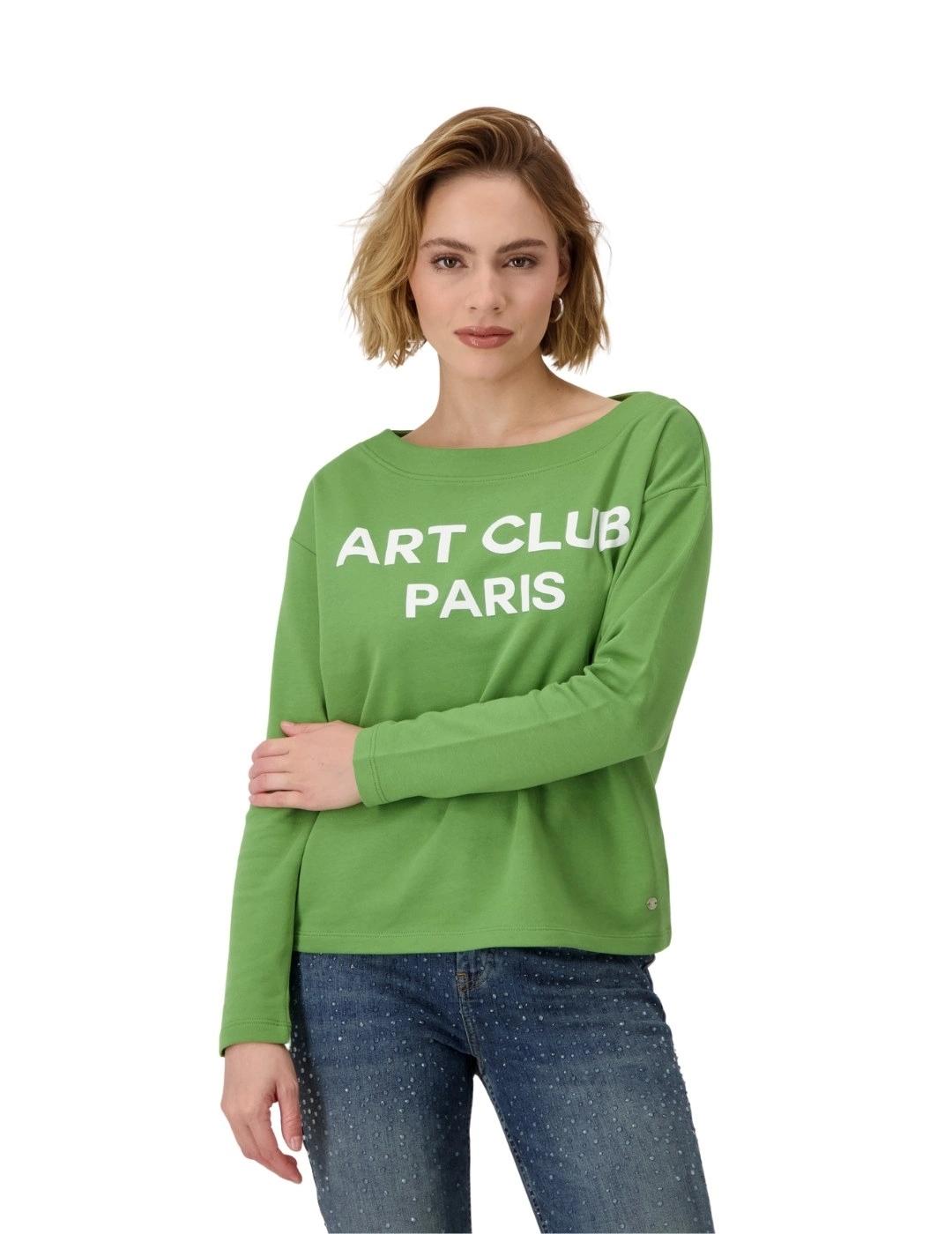 Monari Sudadera Verde Art Club Paris