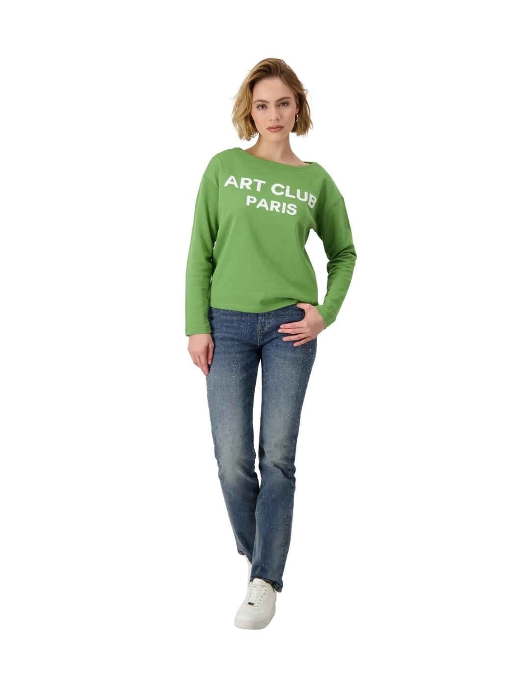 Monari Sudadera Verde Art Club Paris