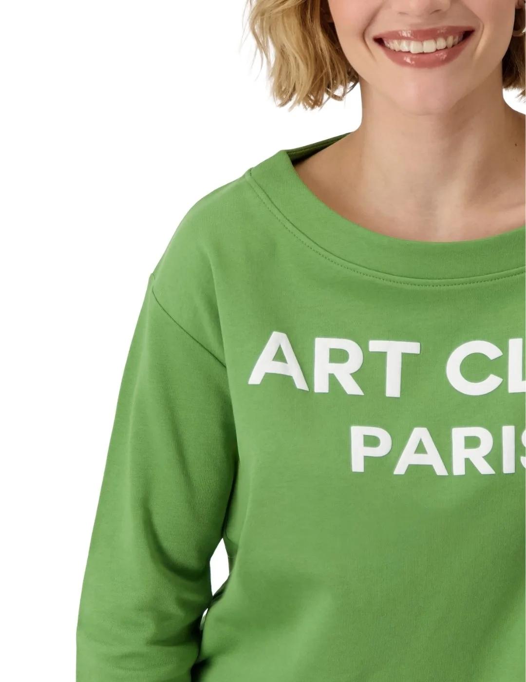 Monari Sudadera Verde Art Club Paris