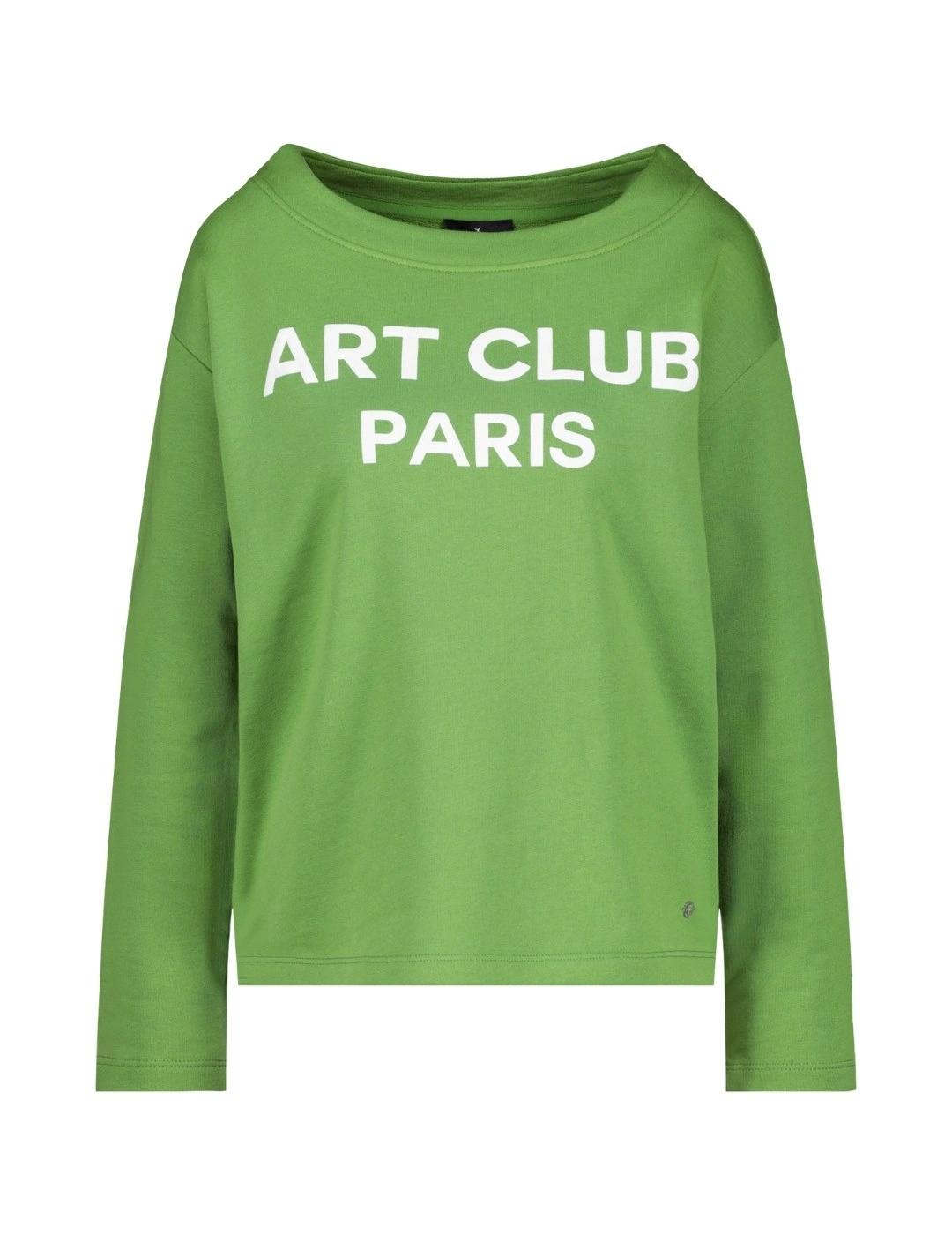Monari Sudadera Verde Art Club Paris