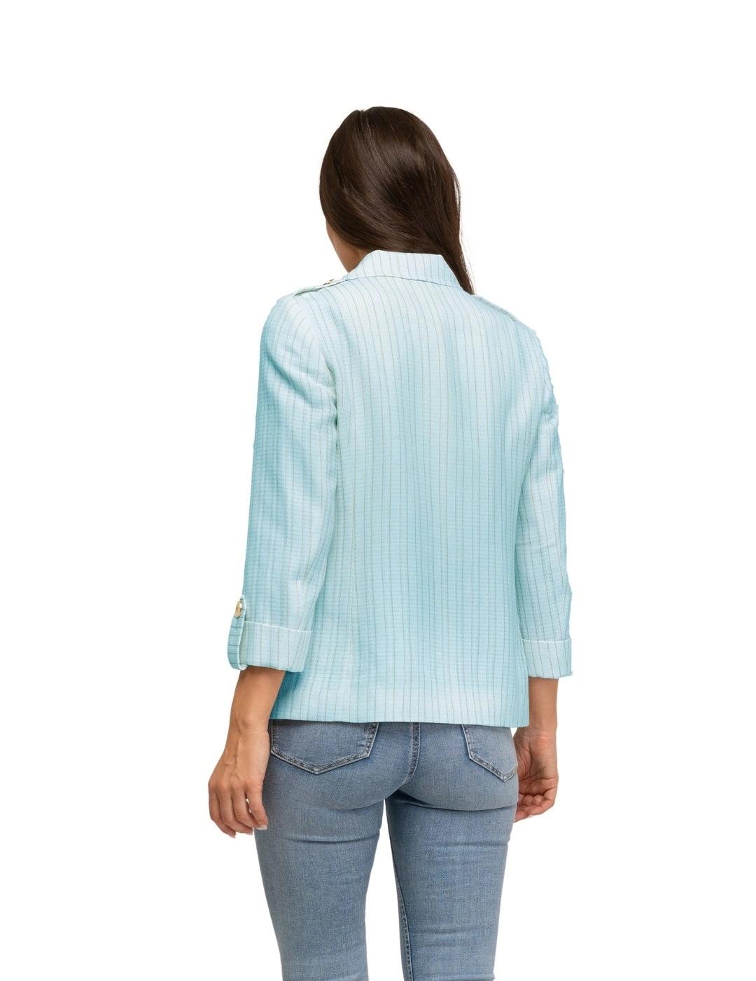 Fashion Chaqueta Capsula Turquesa