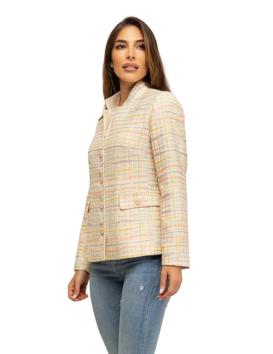 Fashion Chaqueta Garfio Beige