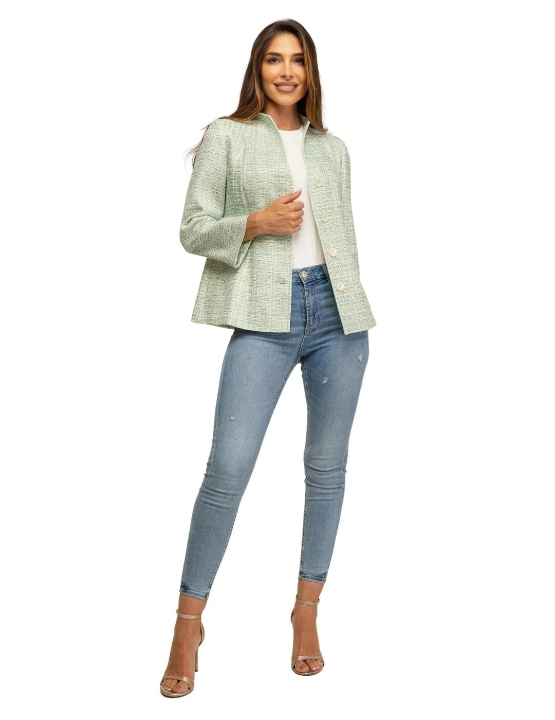 Fashion Chaqueta Parton Verde