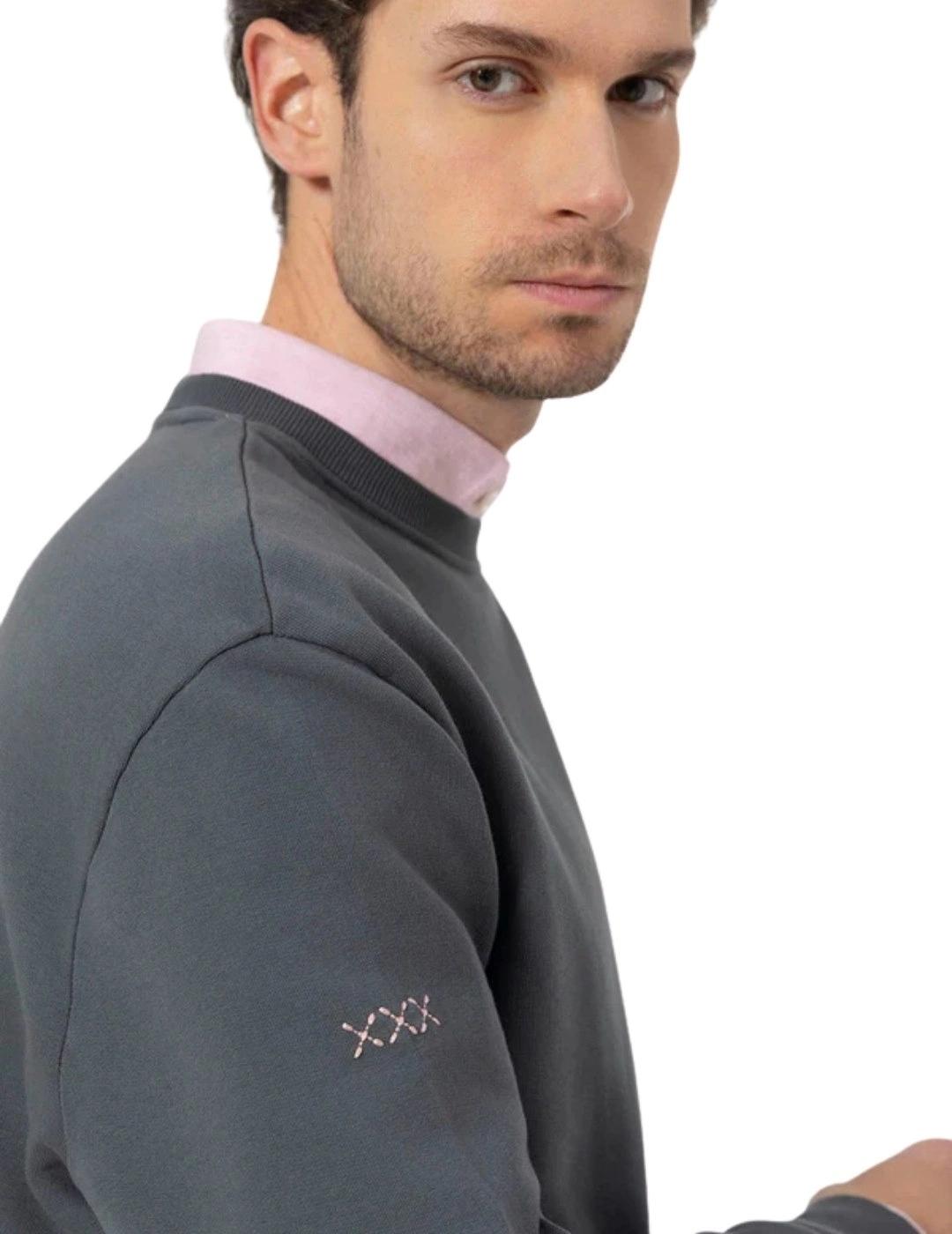 El Pulpo Sudadera Estampado Resort Gris Antracita