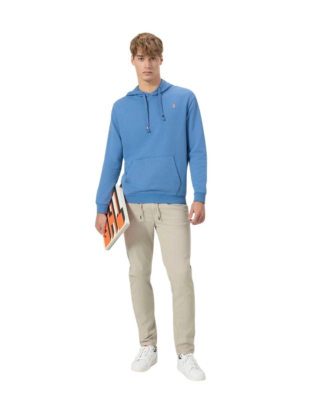 El Pulpo Sudadera Capucha Básica Azul Índigo