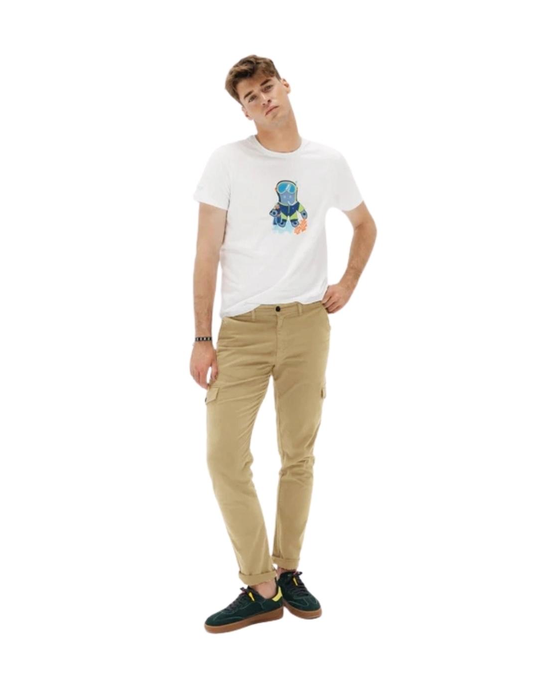 El Pulpo Pantalón Cargo Satin Arena