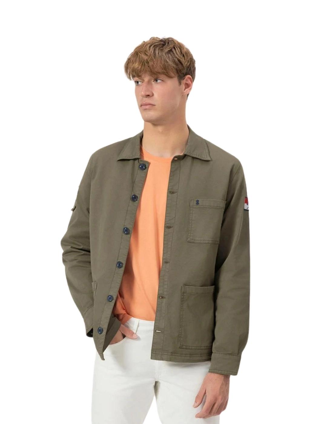 El Pulpo Sobrecamisa Heritage Verde Delavé