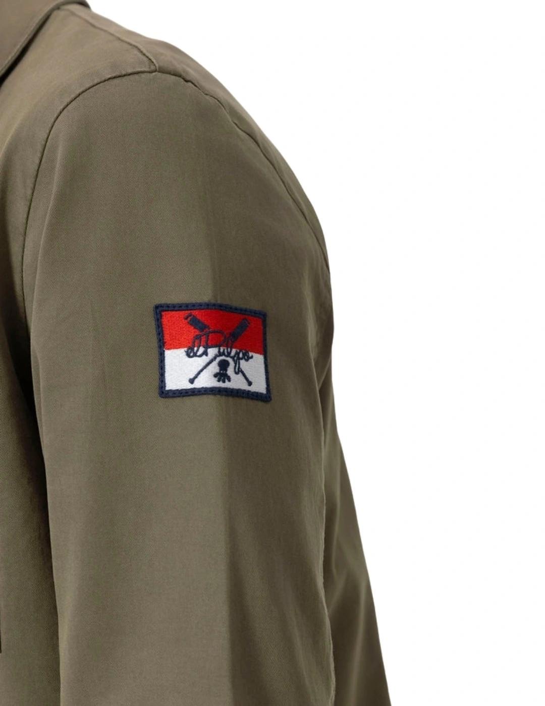 El Pulpo Sobrecamisa Heritage Verde Delavé