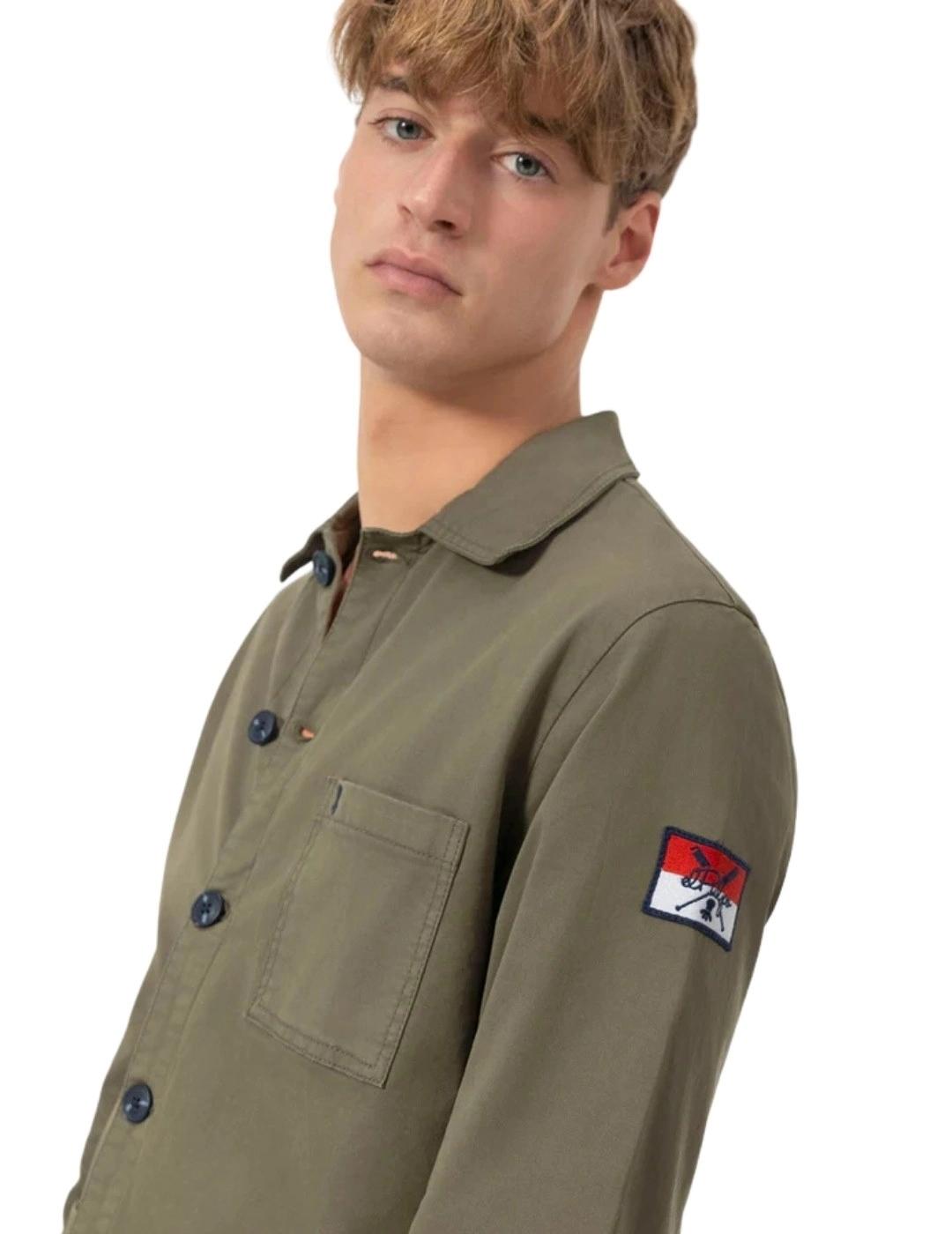 El Pulpo Sobrecamisa Heritage Verde Delavé