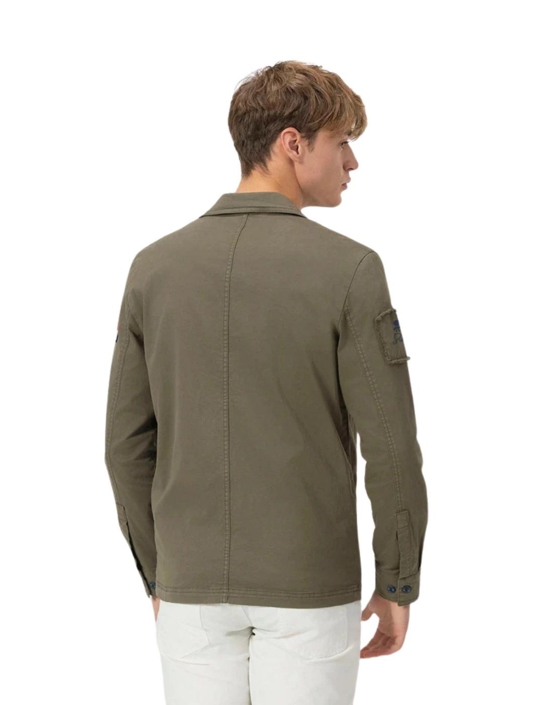 El Pulpo Sobrecamisa Heritage Verde Delavé