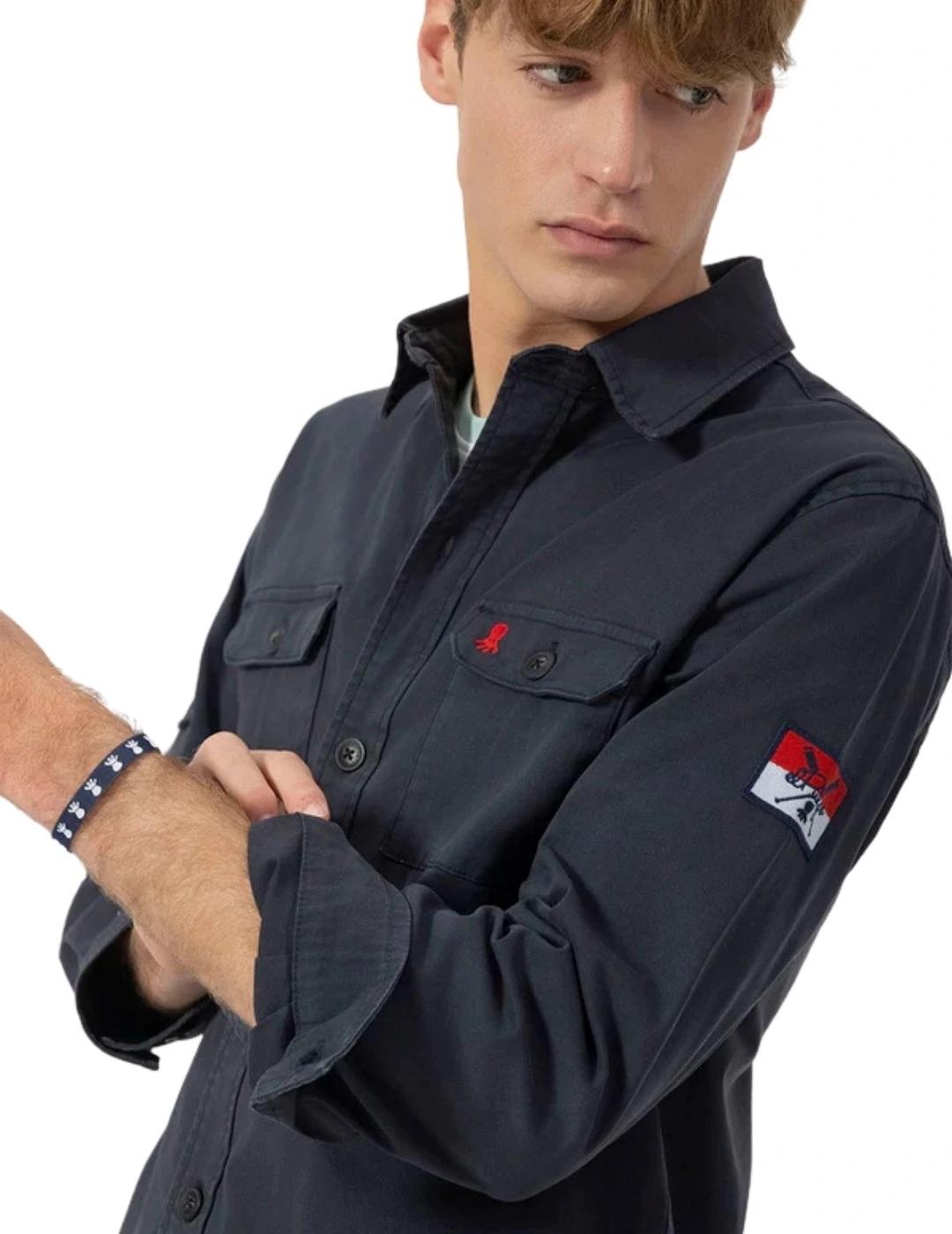 El Pulpo Sobrecamisa Dos Bolsillos Heritage Azul