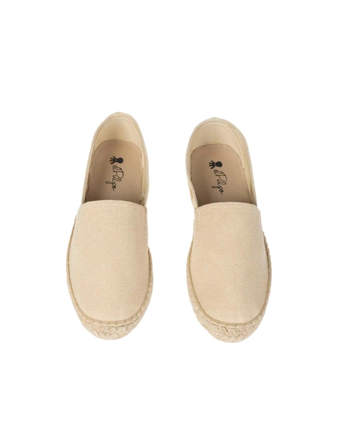 El Pulpo Alpargata Lavada Con Elástico Arena