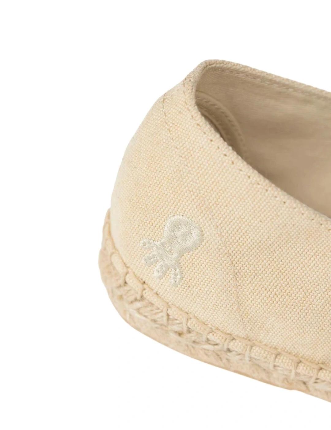 El Pulpo Alpargata Lavada Con Elástico Arena