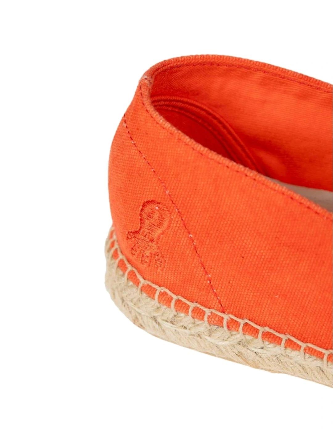 El Pulpo Alpargata Lavada Con Elástico Terracota