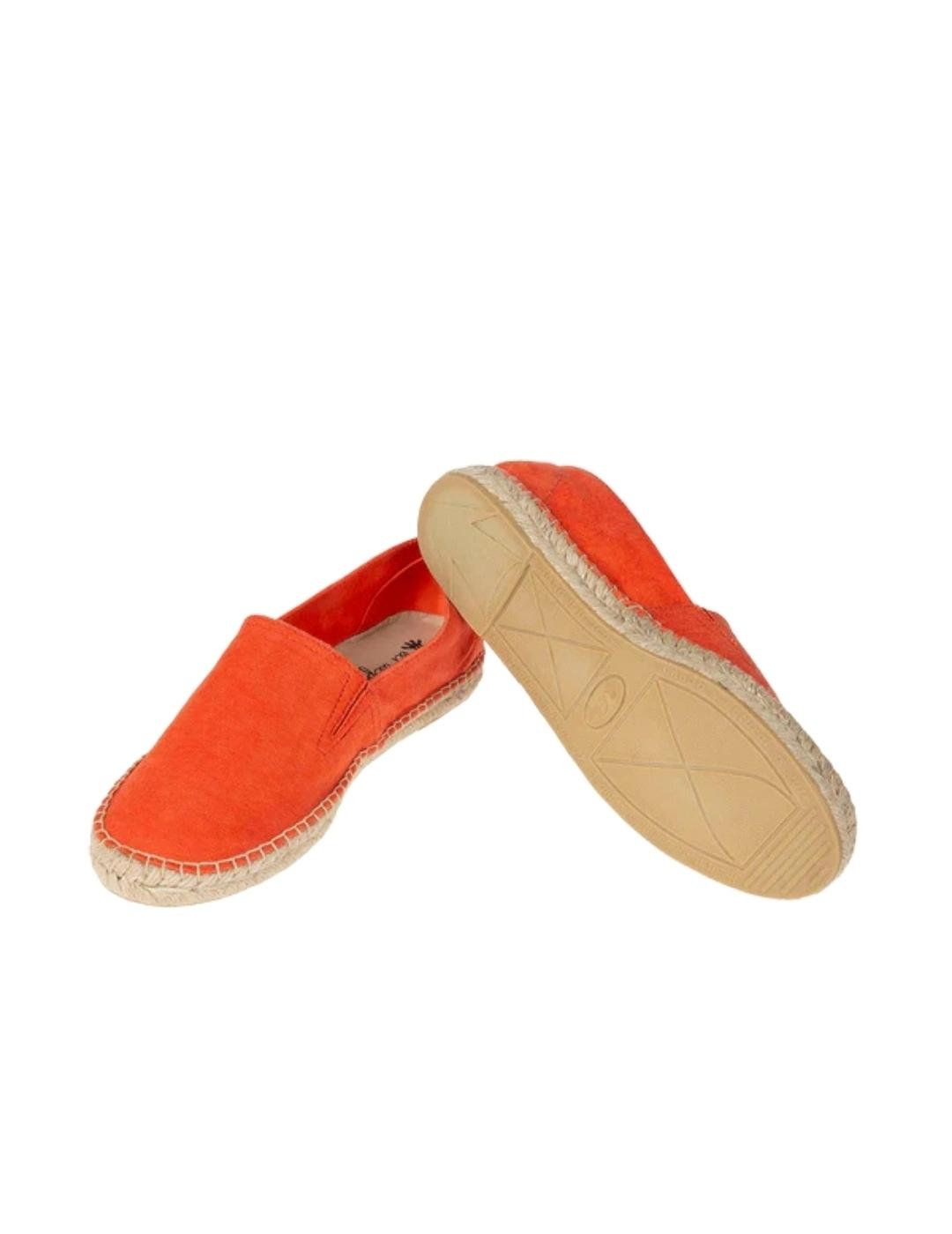 El Pulpo Alpargata Lavada Con Elástico Terracota