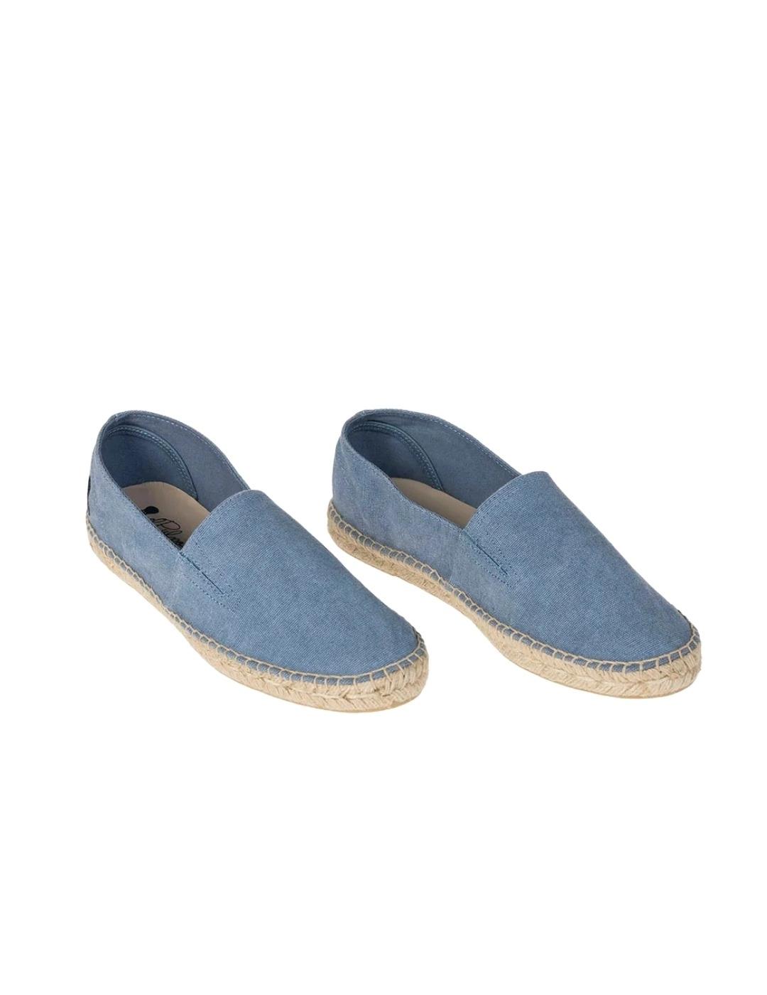 El Pulpo Alpargata Lavada Con Elástico Verde