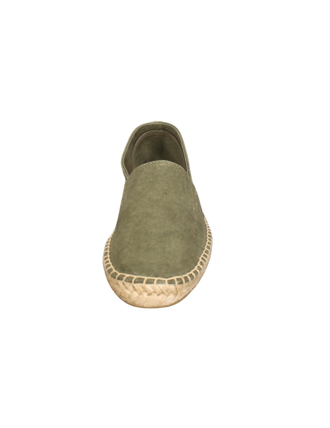 El Pulpo Alpargata Lavada Con Elástico Verde