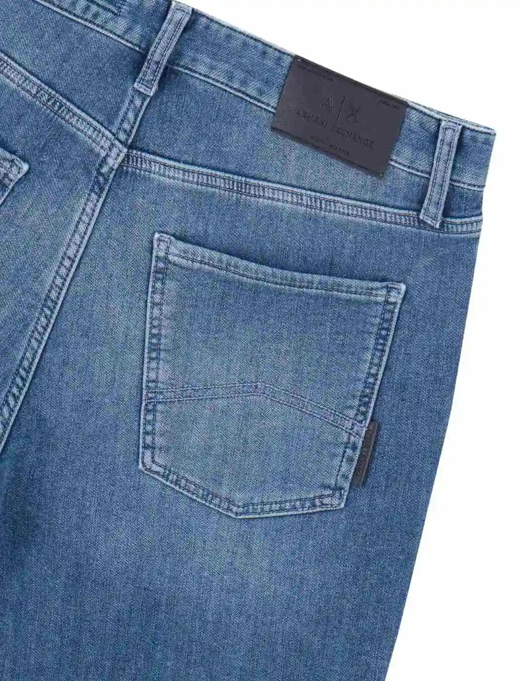 Armani Pantalones vaqueros hombre Azul medio