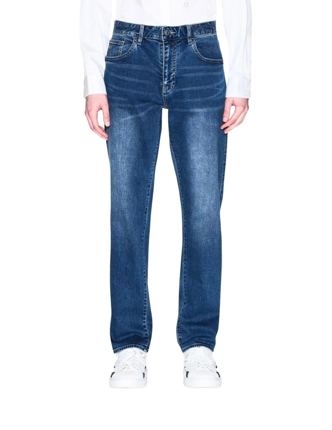 Armani Pantalones vaqueros ajustados Azul