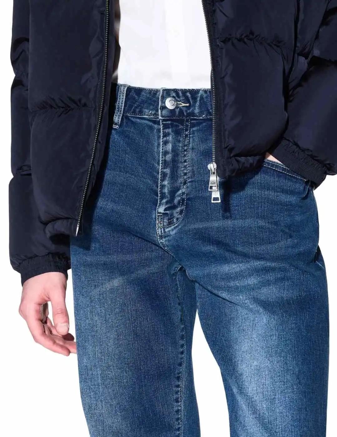 Armani Pantalones vaqueros ajustados Azul