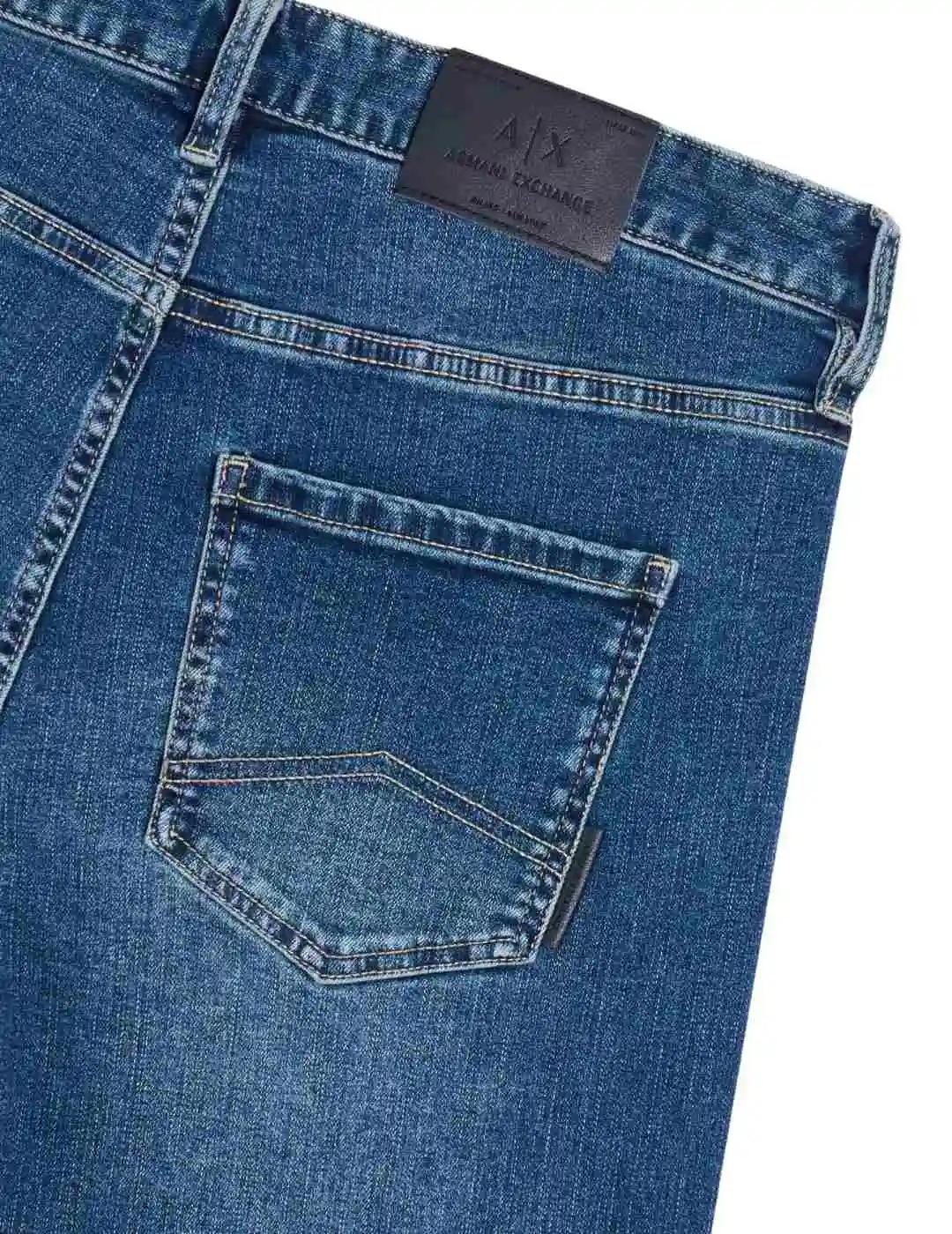 Armani Pantalones vaqueros ajustados Azul
