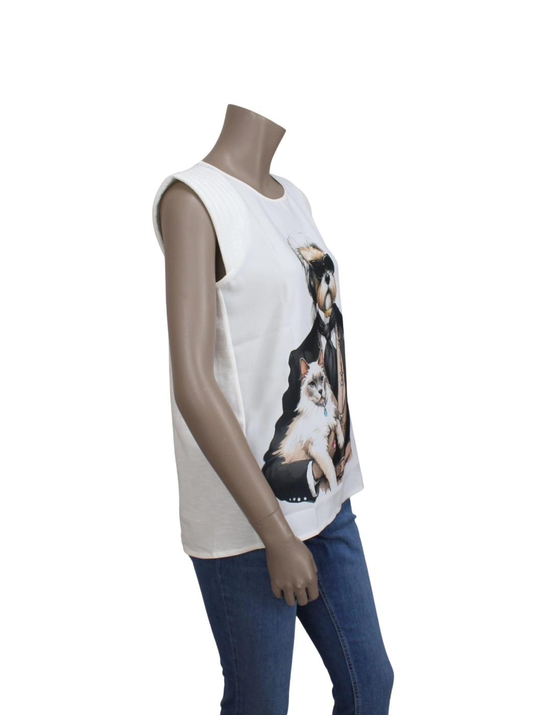 The Extreme Collection Camiseta Blanca Sweet cat