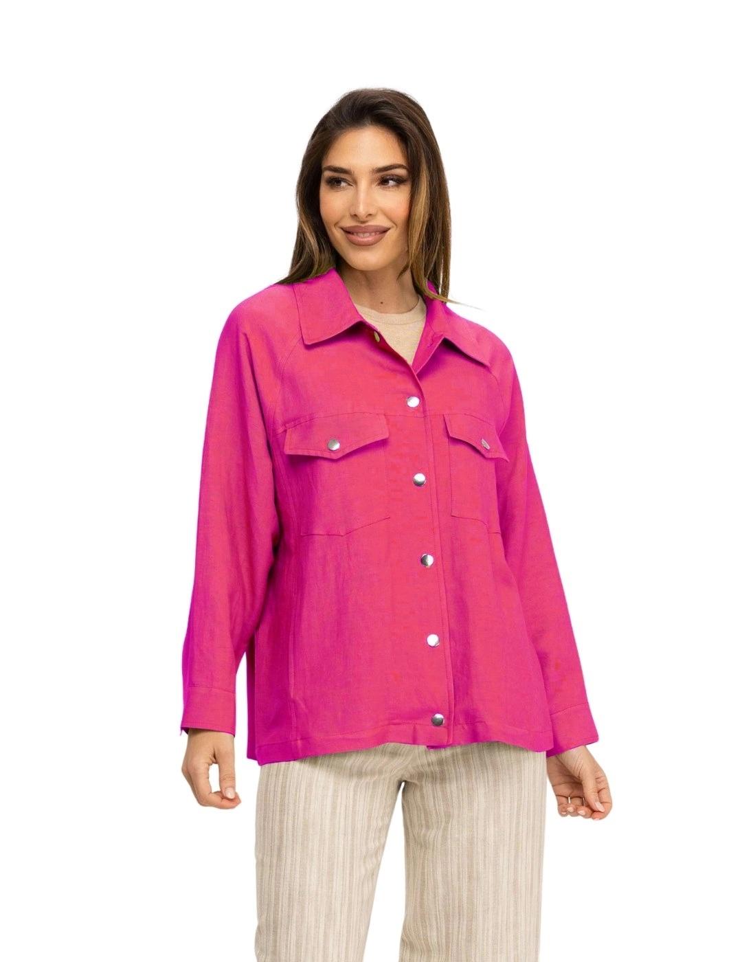 Fashion Sobrecamisa Fucsia