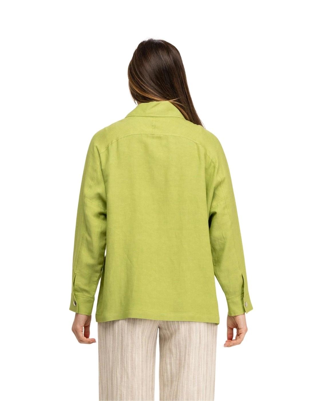 Fashion Sobrecamisa Verde pistacho